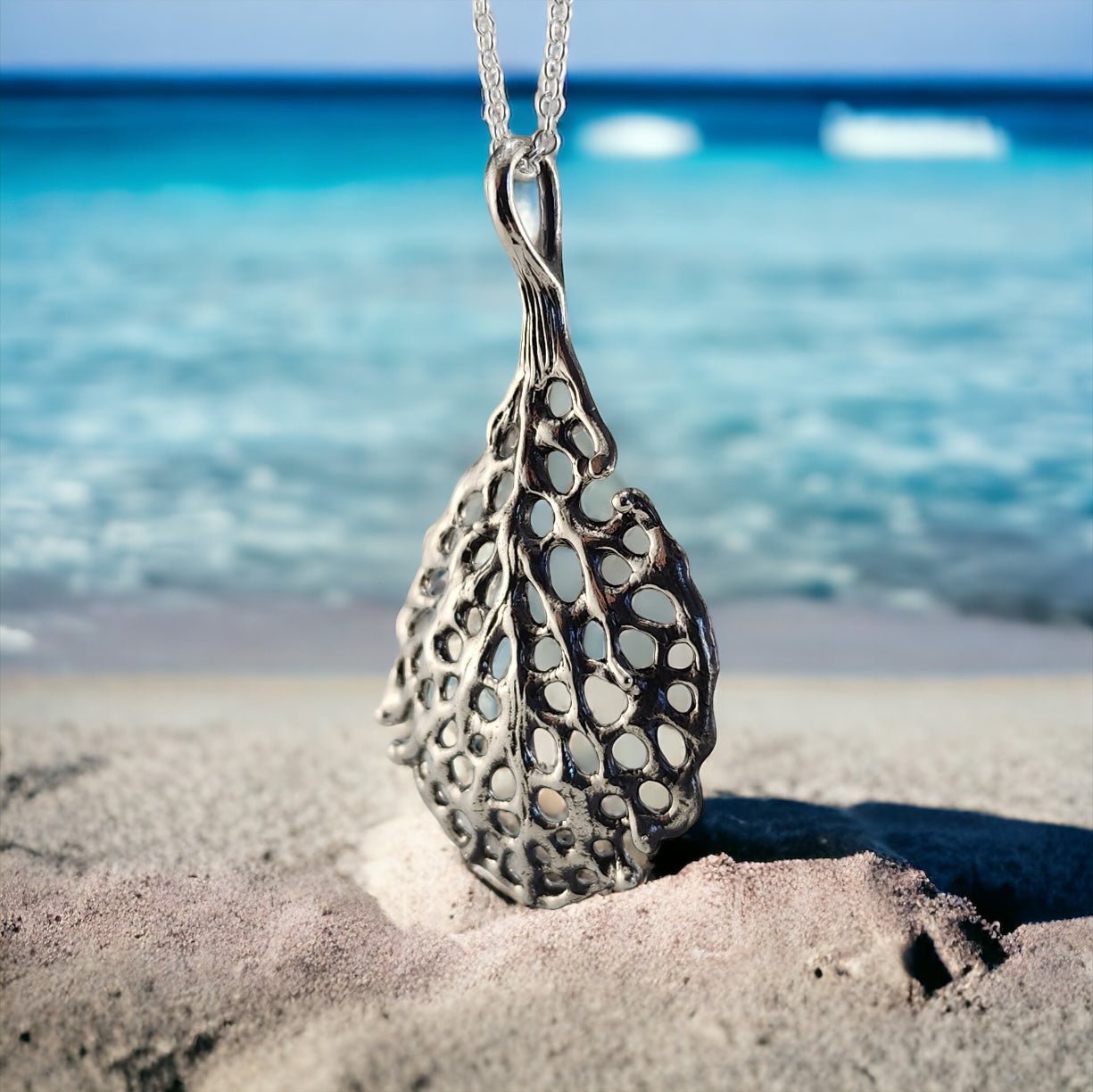 Sea Fan Coral Pendant - DV Jewelry Designs